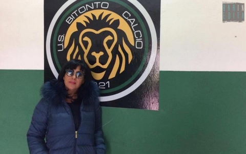 L'avventura di Tina, donna a capo del Bitonto calcio: �Per i calciatori sono una mamma�
